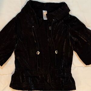 Chic Black Women's Utility Jacket